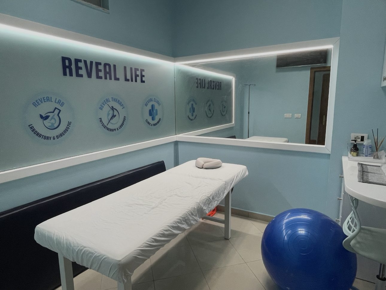 Salla e trajtimit — Reveal Life